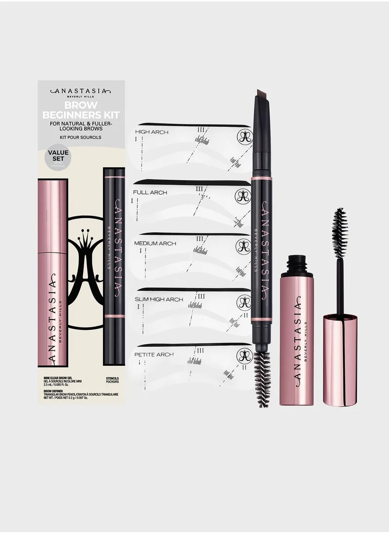 ANASTASIA BEVERLY HILLS Brow Beginners Kit - Medium Brown