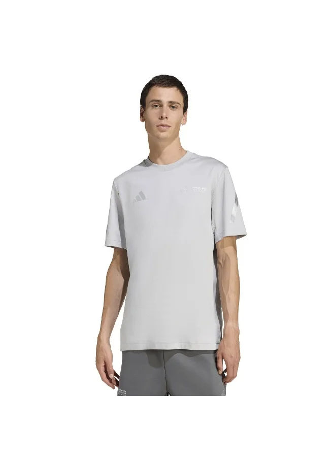 adidas Mer Sil Tee M Grey Motorsport T-Shirts For Men XS