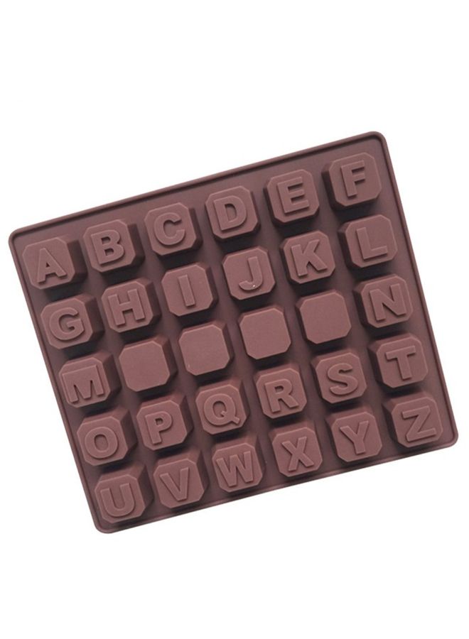 Sharpdo 26 Letters Chocolate Mold Coffee 17.9x15.2x1.6cm - Image 3