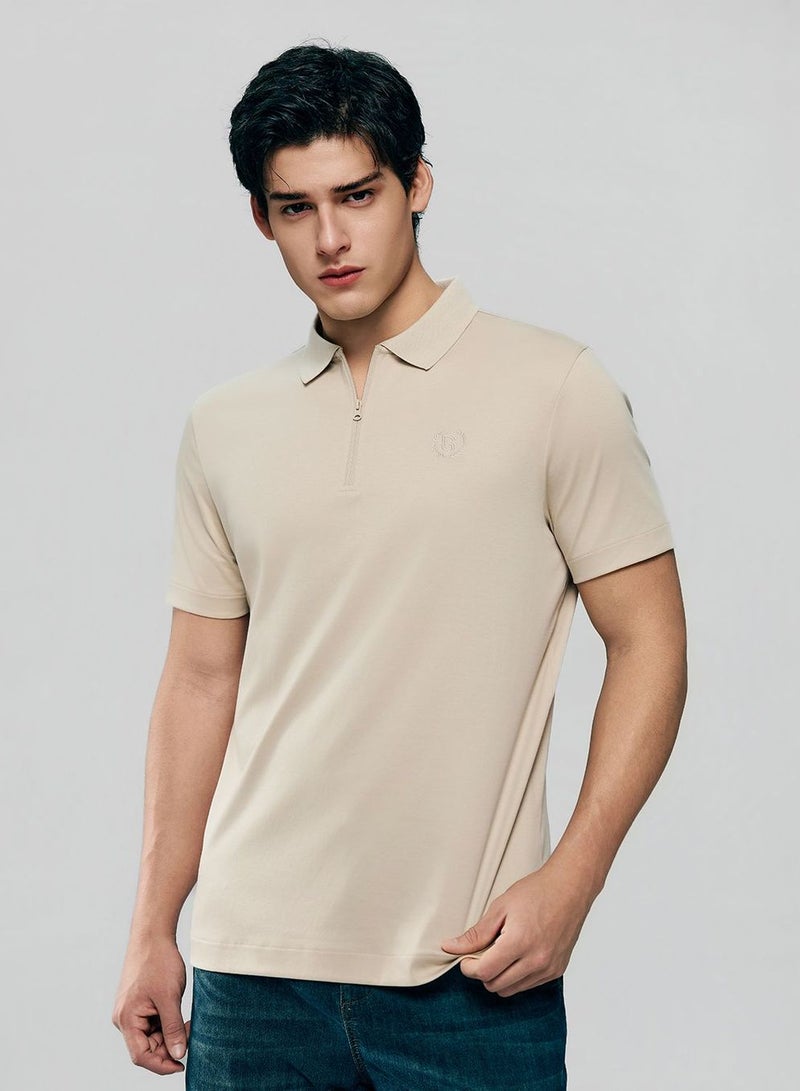 GIORDANO Men Regular Interlock Liquid Touch Polo - Image 1