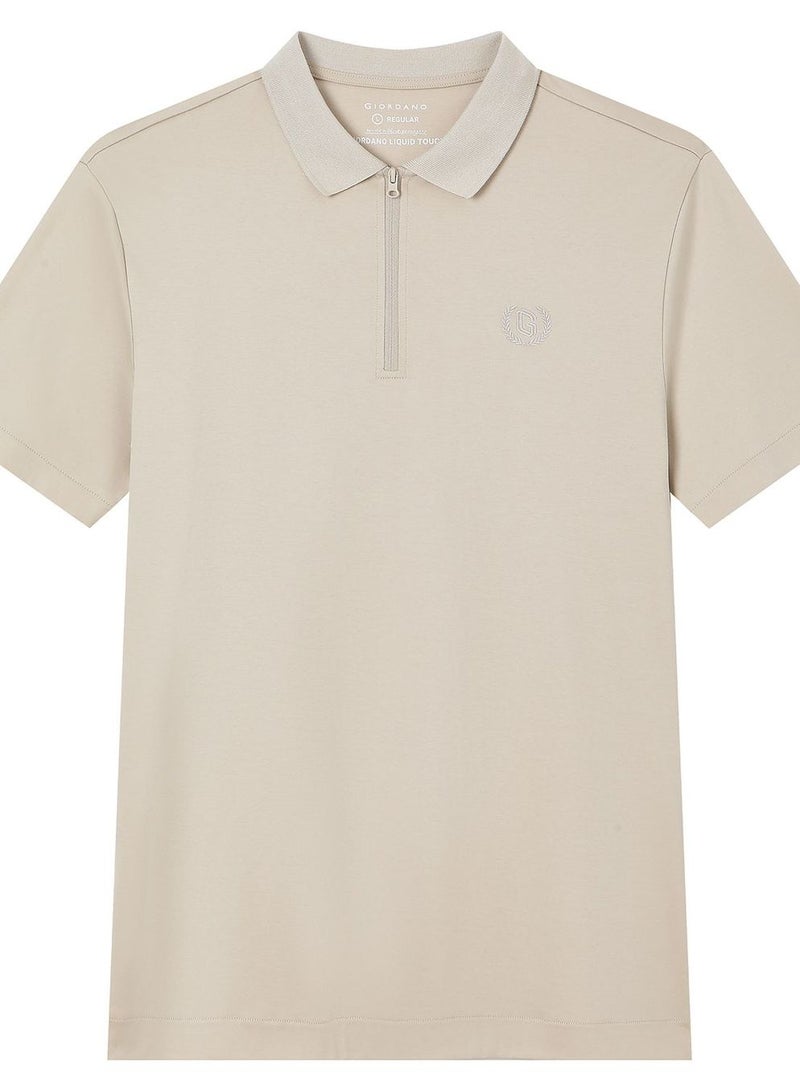 GIORDANO Men Regular Interlock Liquid Touch Polo - Image 3