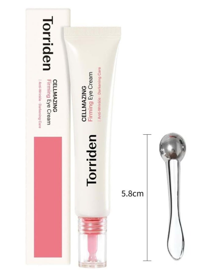 Torriden CELLMAZING Collagen Firming Eye Cream with an Eye Massager 30ml - Image 1