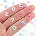 HOMICO 200 Pieces Tiny Letter Decor for Dollhouse Micro Resin Decor for DIY Crafts Mini Things for Fairy Garden Micro Landscaping Decorations - Image 2