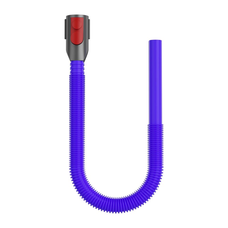 Nukisa Dryer Lint Vacuum Attachment Compatible with Dyson V15 V12 V11 V10 V8 V7 Gen5 Cordless Vacuum Cleaner, Flexible Dryer Vent Cleaner Kit Lint Removal Tool Purple (ã€V7V8-V15ã€‘Dryer Lint Vacuum Attachment) - Image 1