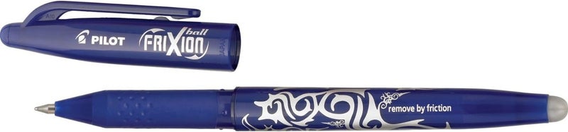 Pilot Frixion Ball Erasable Gel Pens, Fine Point, Blue Ink, 0.7mm - Pack of 6 - Image 3