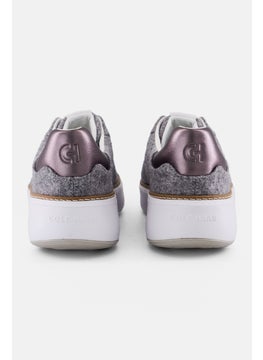 COLE HAAN Women Medium GP Topspin Lace Up Shoes, Grey  - Image 2