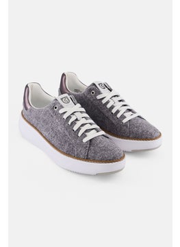 COLE HAAN Women Medium GP Topspin Lace Up Shoes, Grey  - Image 1