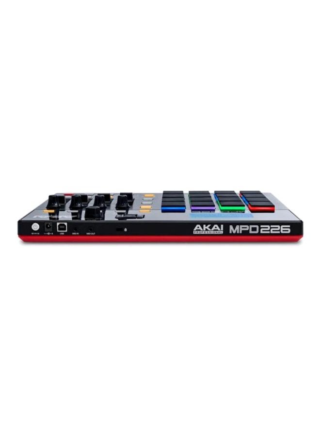 AKAI Highly Playable Pad Controller MPD226 Black/Green/Blue - Image 3