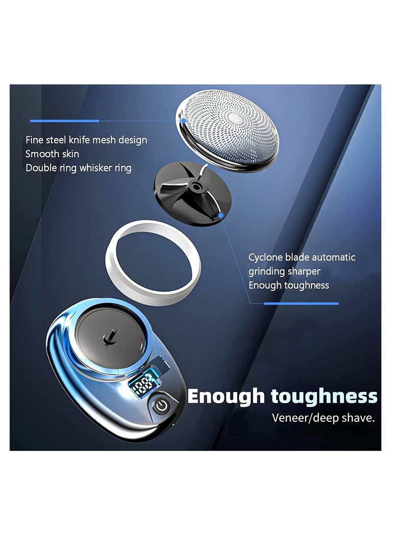general Mini Electric Razor for Men, New Upgrade Electric Shaver, Pocket Size Portable USB Rechargeable Waterproof Shaver - Image 3