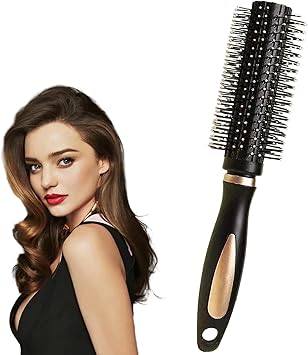 TYVOM Hair Brush Hair Curling Brush Blow Dry Round Hair Brush Hairbrushes for Women Professional Curling Hair Drying Styling Straightening and Shine - Image 1