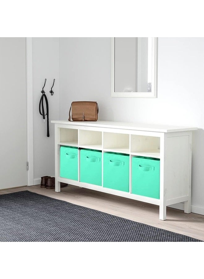 PowerKing Collapsible Storage Cubes with Handles, Fabric Foldable Bins for Closet Shelves, Durable Organization Storage Bins, 10.5'' x 11'' x 10.5'' (New Green, 6Pack) - Image 3