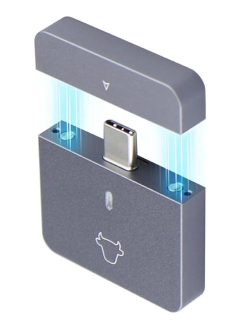 M.2 NVMe SSD Enclosure Aluminum Tool-Free Adapter, 10Gbps USB3.2 Reader, for M.2 NVMe M-Key 2230 SSD, New 2230 Plug and Play M.2 Hard Drive Case, Support UASP, Plug and Play