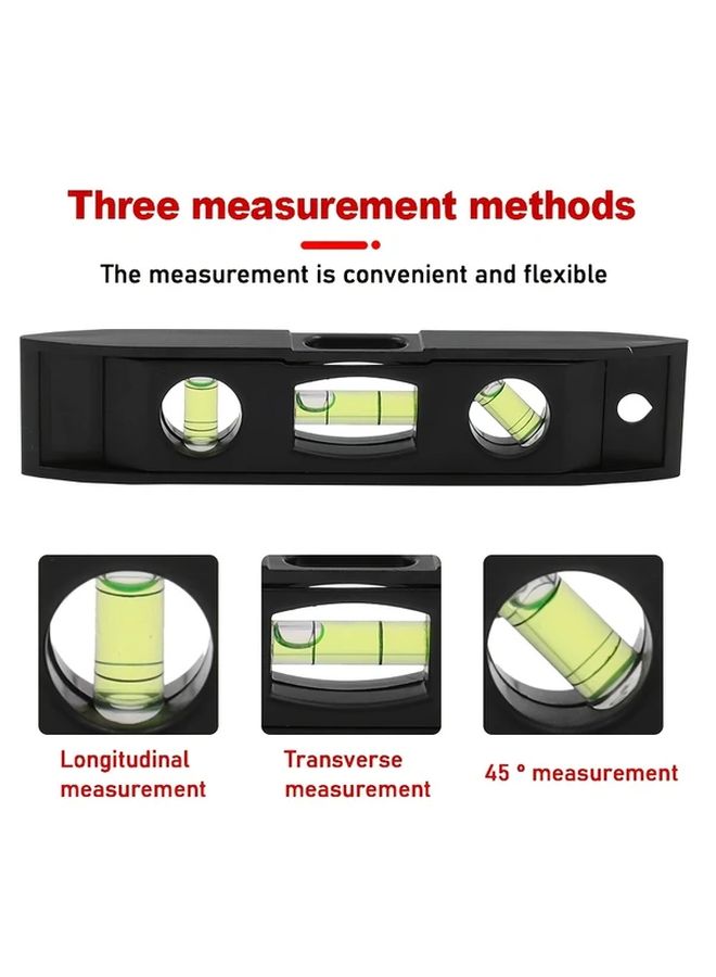 Red Magnetic Mini Level Portable Tool For Home Maintenance And Appliance Installation - Image 2