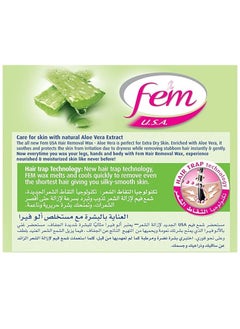 fem Hair Removal Wax Legs & Body Extra Dry Skin With Aloe Vera Fragrance 450 Gm  - Image 2