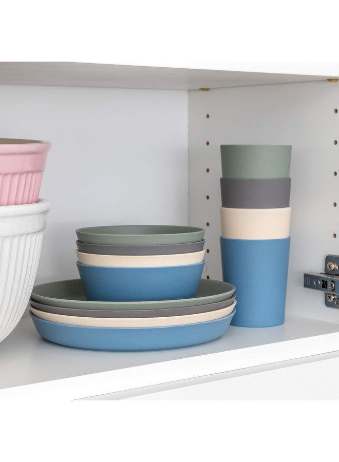 WeeSprout Bamboo Toddler Cups - 4 Pc Set (10 Fl Oz), Organic & Non-Plastic Cup Pack For Toddlers, Big Kids Or Baby, Natural - Image 5