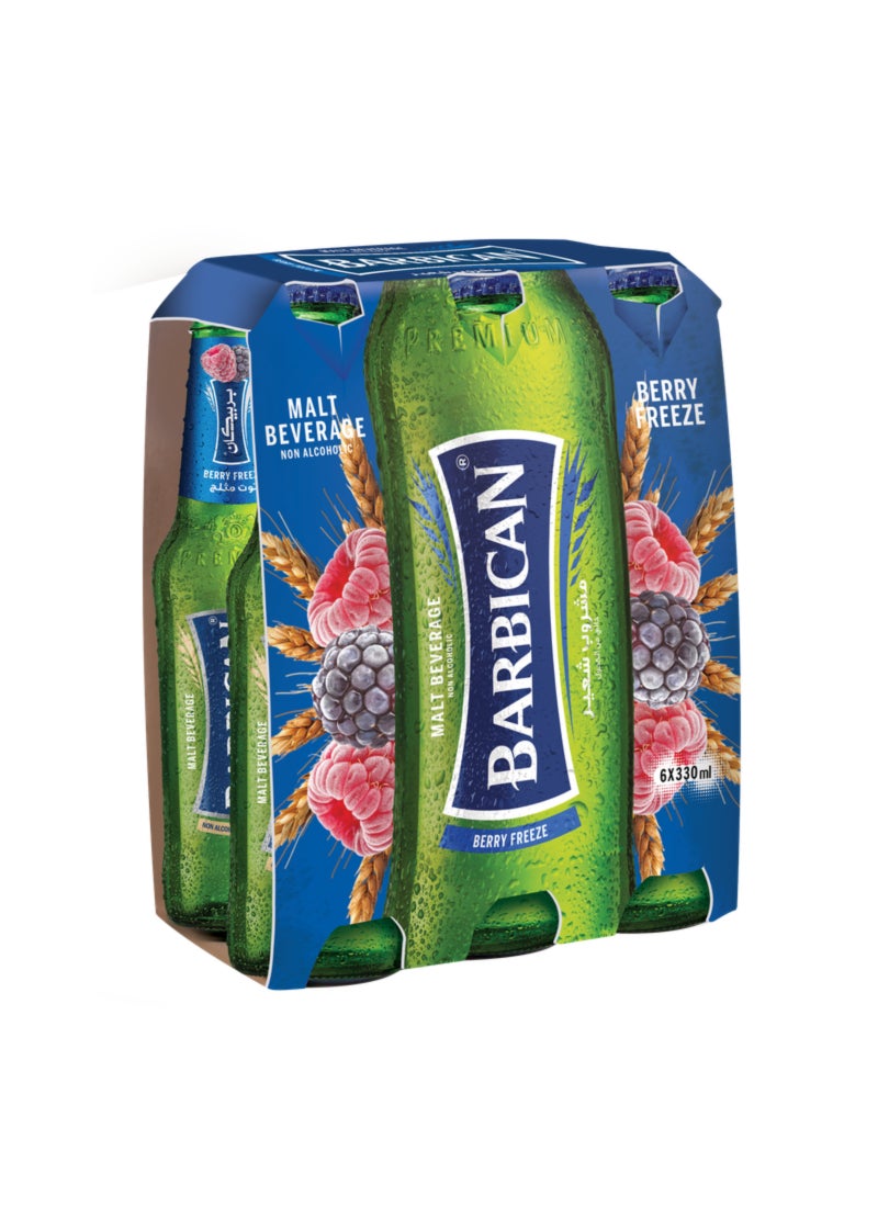 باربيكان مشروب غير كحولي بنكهة التوت القطبي 6x330مل - Image 1