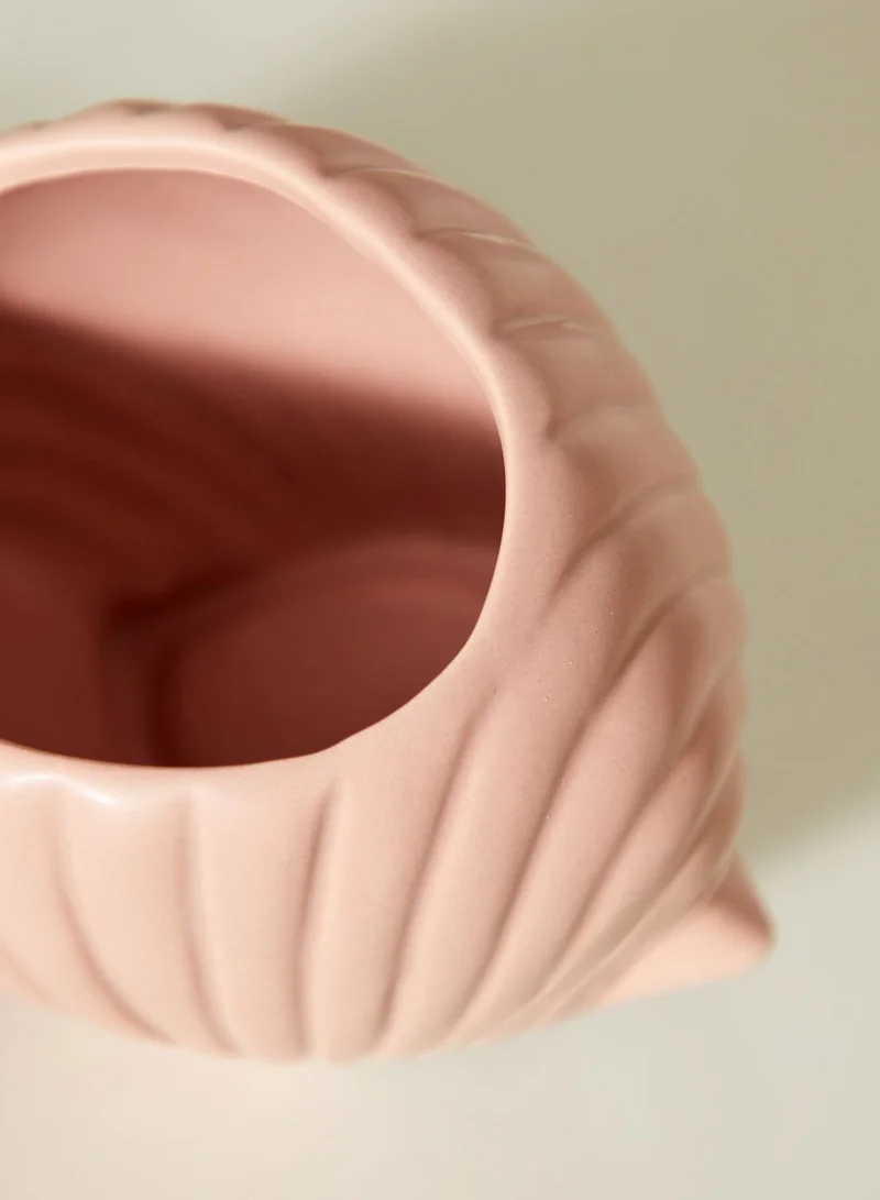 Typo Small Clam Shell Shaped Planter
