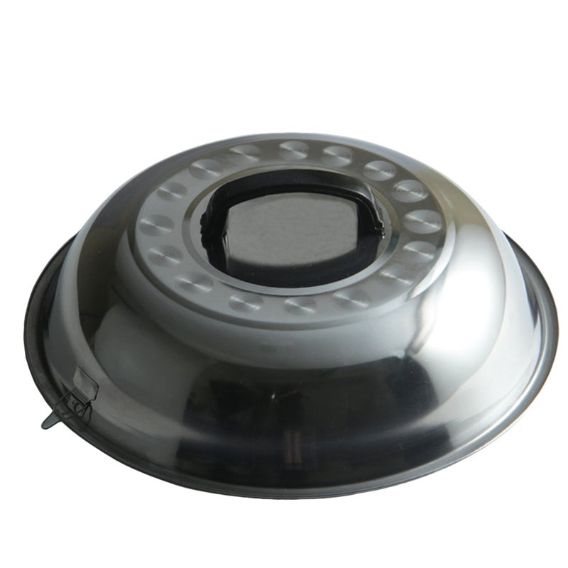 Stainless Steel Pot Lid Anti Oil Splashing Practical Pot Cover Protector Kitchen Tool Cookware for Home Restaurant - Image 1