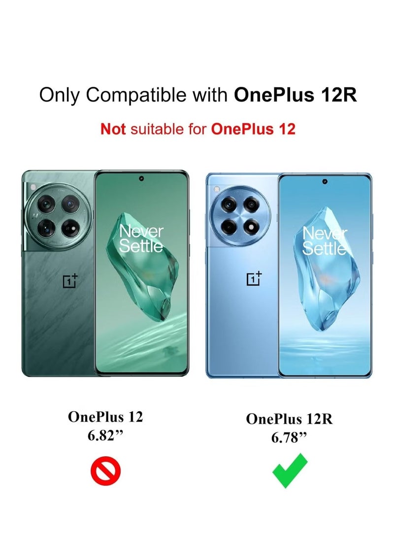 ELTRAZONE OnePlus 12R 2024 Clear Case – Liquid Gel Rubber Bumper Protection, Shockproof Hard Shell Cover for OnePlus 12R 5G 2024 - Image 2