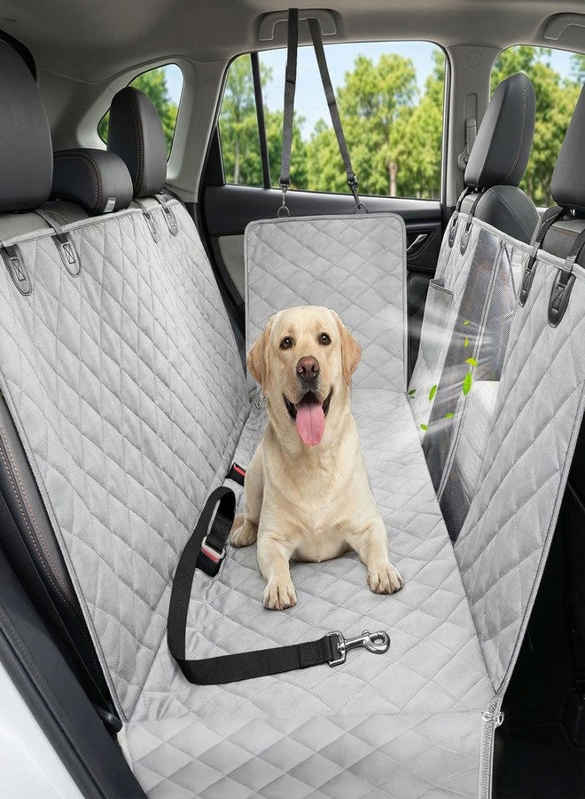 Victoper Dog Car Seat Cover, Heavy Durable Dog Seat Cover for Back Seat, 100% Waterproof Scratch Proof Nonslip Dog Hammock for Car with Side Flap, Pet Back Seat Covers Large 60" W x 64" L - Image 1