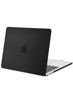 Generic MacBook Pro 13 Case 2020 Release A2338 M1 A2289 A2251 Hard Case Shell Cover and Keyboard Skin Cover for MacBook Pro 13 Inch Model M1 A2338 A2289 A2251 Black  - Image 2