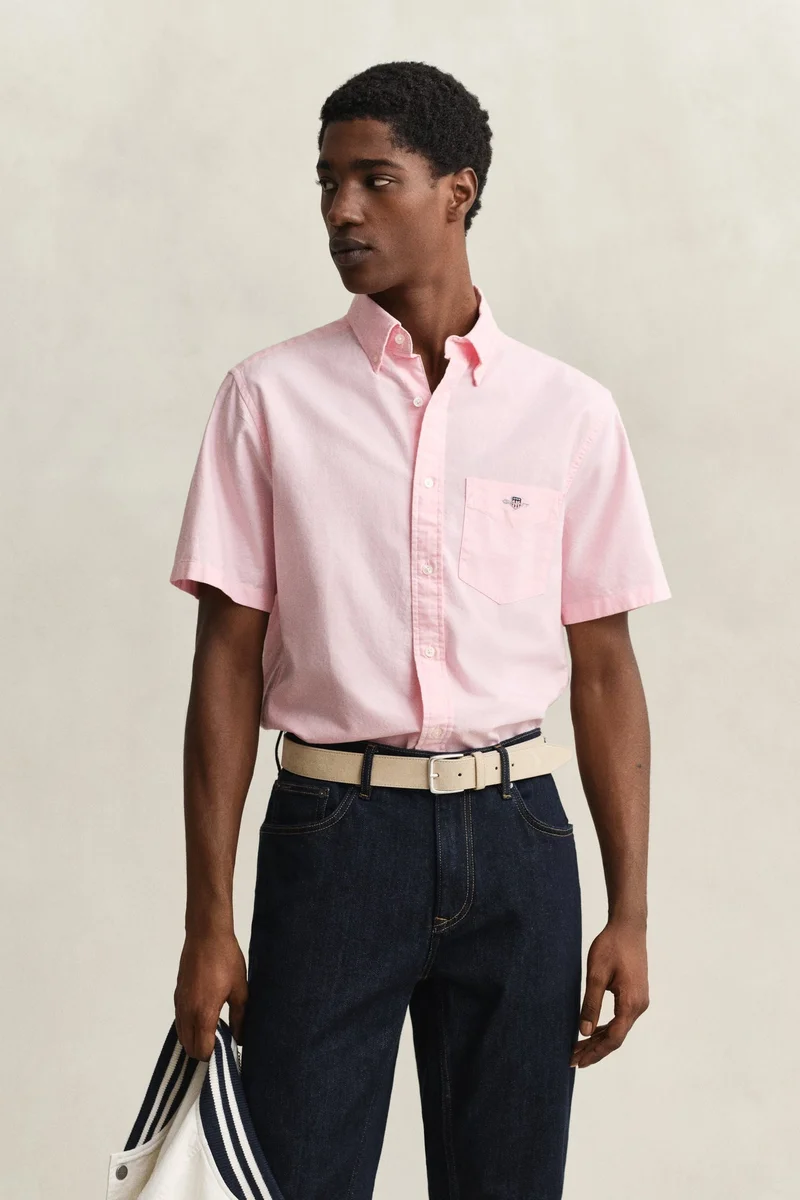 GANT Regular Classic Oxford Short Sleeve Shirt
