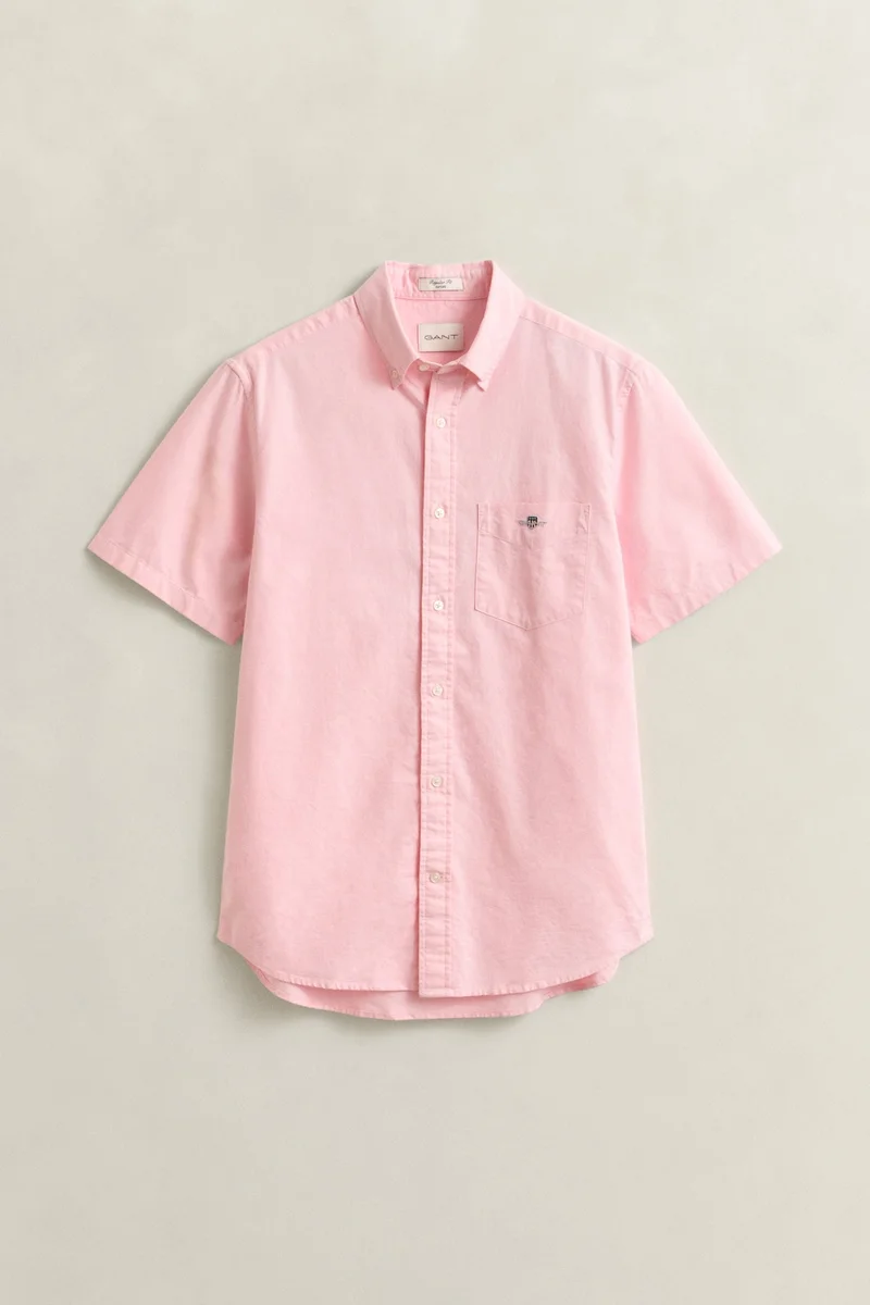 GANT  Regular Classic Oxford Short Sleeve Shirt for Men | Best Price UAE