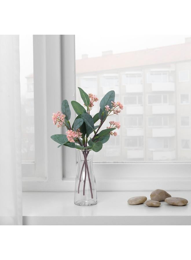 Zaboon Artificial flower, eucalyptus/pink, 30 cm - Image 3