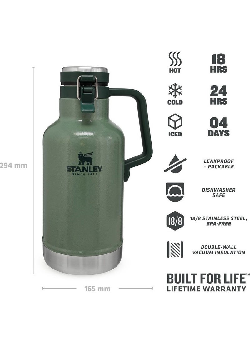 Thermos The Easy-Pour Growler 1.9L / 64oz Hammertone Green - pzsku/Z35857ED38DDD92560854Z/45/_/1729239536/41153082-c5a9-4528-b2c2-ac21b5556e03