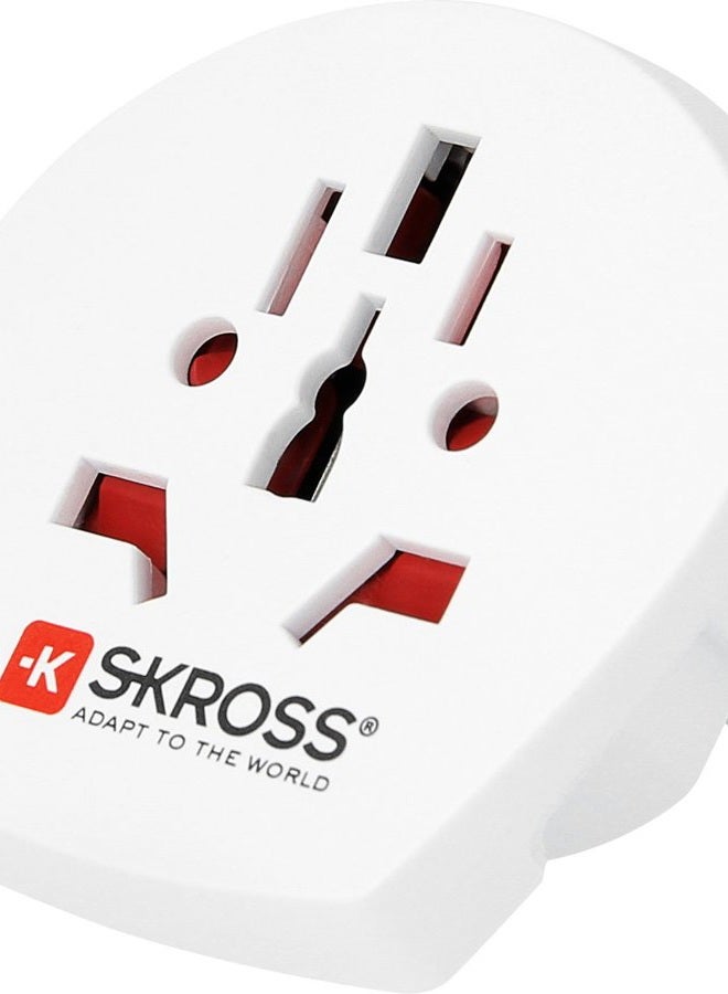 SKROSS محول سفر عالمي مع مقابس أرضية، 1.103175، حجم واحد - Image 3