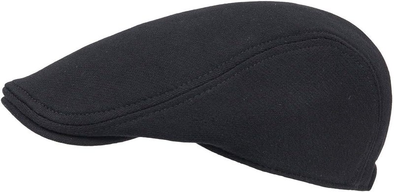 FEINION Men Cotton Newsboy Cap Soft Fit Cabbie Hat - Image 2
