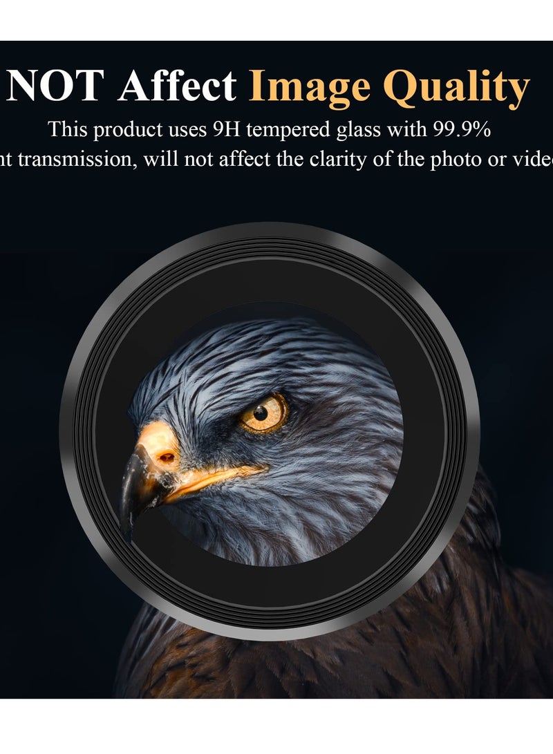 Zikra Camera Lens Protector for Samsung Galaxy S23 Ultra, Tempered Glass Camera Screen Protector Individual Metal Ring Lens Cover for Galaxy S23 Ultra Accessories - Image 5