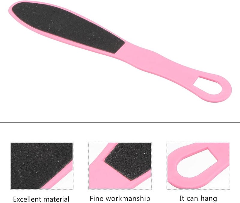 10PCS Double Sided Foot File Callus Remover Portable Exfoliating Tool Random Color - Image 3