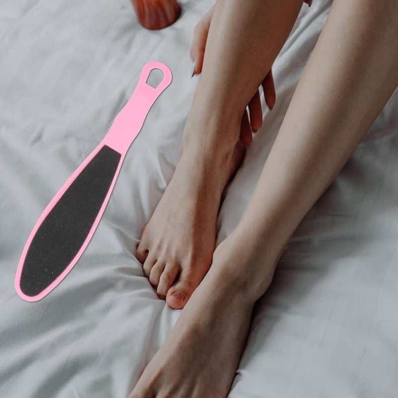 10PCS Double Sided Foot File Callus Remover Portable Exfoliating Tool Random Color - Image 4