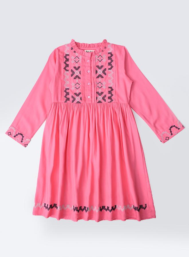 بيلا مودا فستان قطني مطرز - Image 2