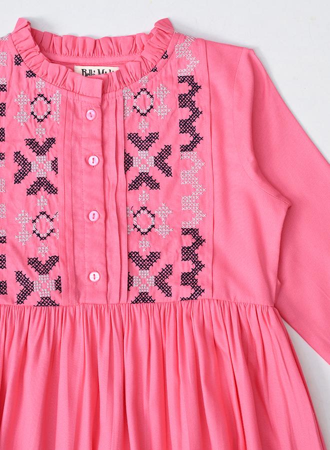 بيلا مودا فستان قطني مطرز - Image 4
