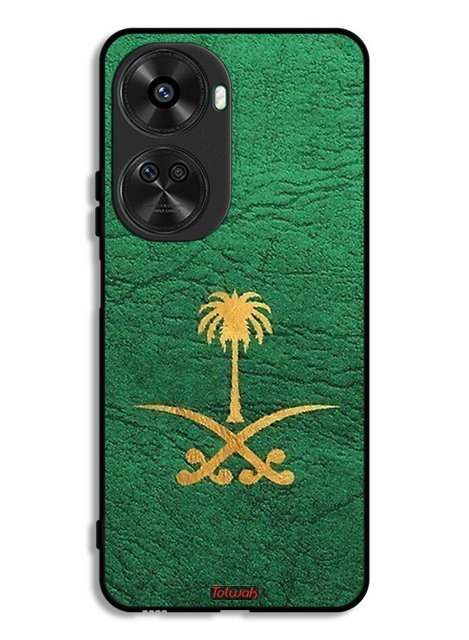 Tolwak Huawei nova 11 SE Protective Case Cover Kingdom Of Saudi Arabia Sign On Leather - Image 1