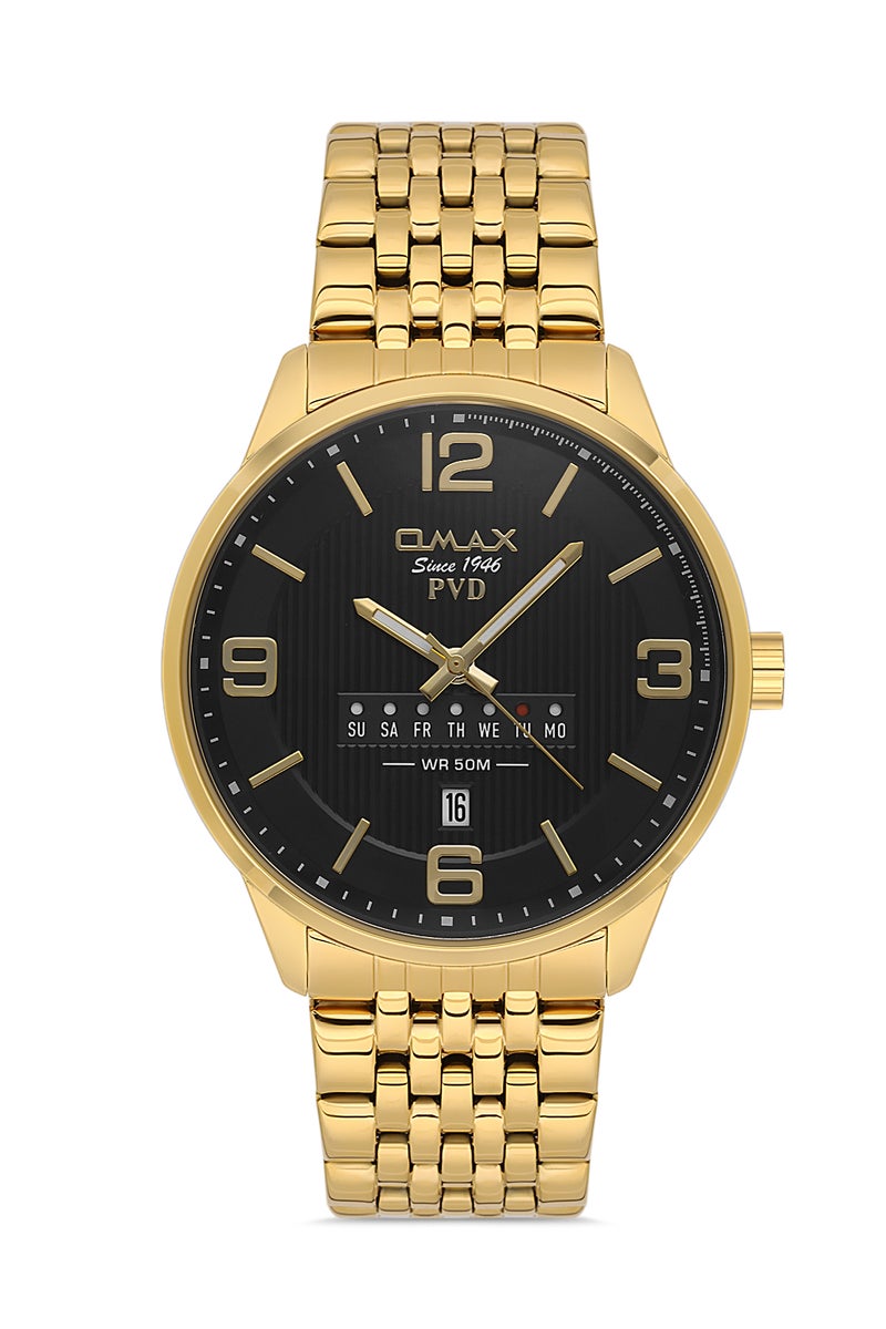 OMAX Men's Wrist-Watch | Analog | Stainless Steel Band | Elegant Design - Image 1