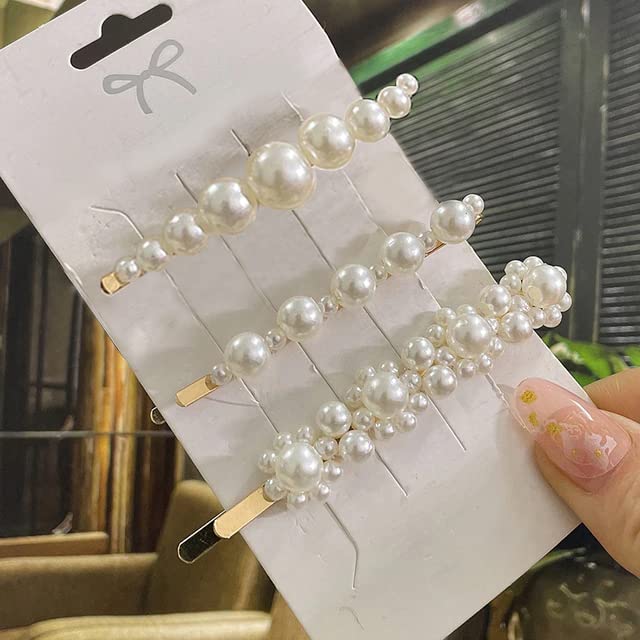 Raafi Pearls Hairstyles Fancy Pins For Girls' and Women’s (Pack of 3) - Image 1