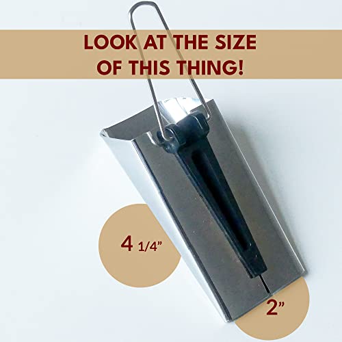 Madam Sew XL Bias Tape Maker – 50mm Single and Double Fold Bias Tape Binding Tool for Quilting, Fabric Tube Maker for Coordinating Quilt Seam Binding - Image 2