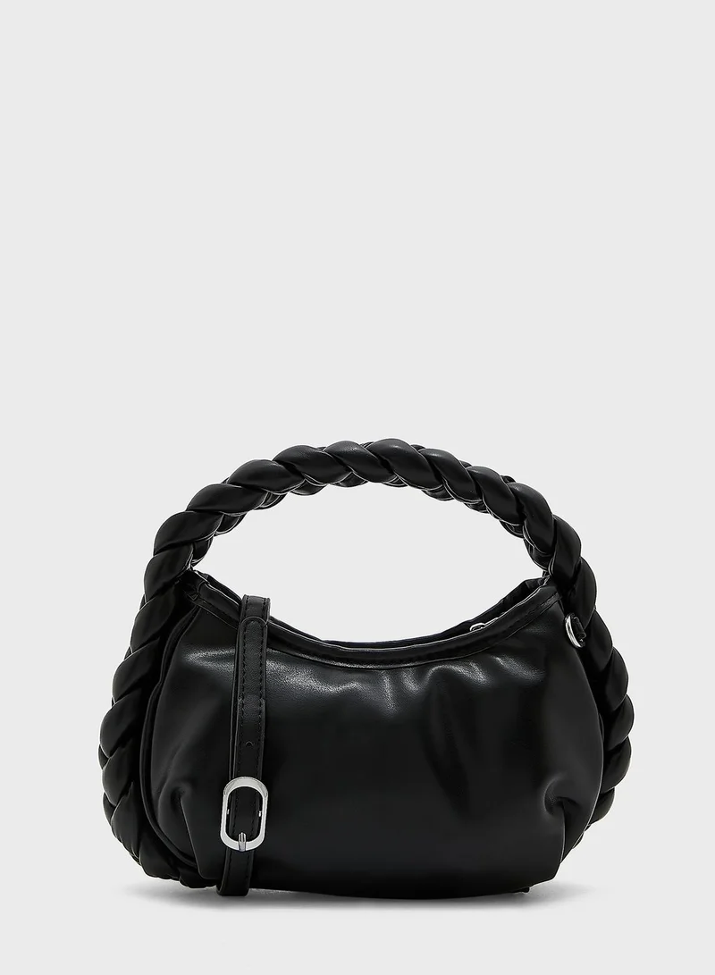 Ginger Twist Handle Handbag