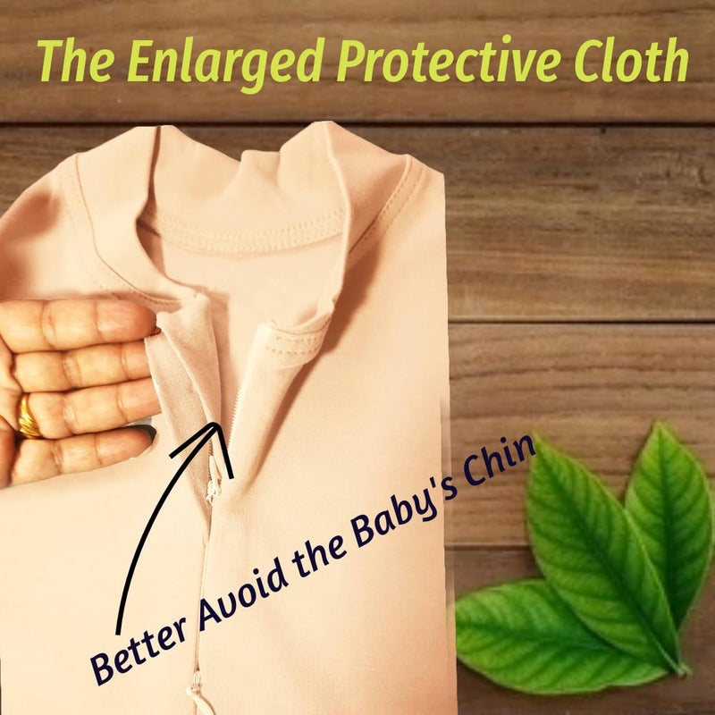 MammaChamp POD Zipper Swaddle Sleeping Bag Blankets Wrap Sack for Newborn Infant Baby 0-3 Months (Pack-of 2) (Biscuit + Brown) - Image 4