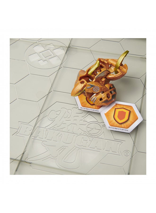 BAKUGAN مصفوفة معركة باكوجان، لوحة لعبة فاخرة مع سمكة قرش ذهبية حصرية، ألعاب أطفال للأولاد من عمر 6 سنوات وما فوق - Image 3