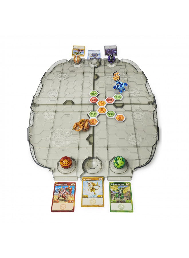 BAKUGAN مصفوفة معركة باكوجان، لوحة لعبة فاخرة مع سمكة قرش ذهبية حصرية، ألعاب أطفال للأولاد من عمر 6 سنوات وما فوق - Image 5