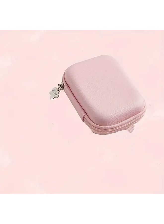 White Protective Storage Bag For Blood Glucose Meter And Travel Accessories - Image 4
