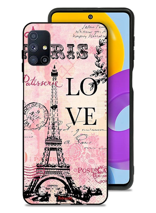 Tolwak Samsung Galaxy M51 Protective Case Cover Paris Love  - Image 1