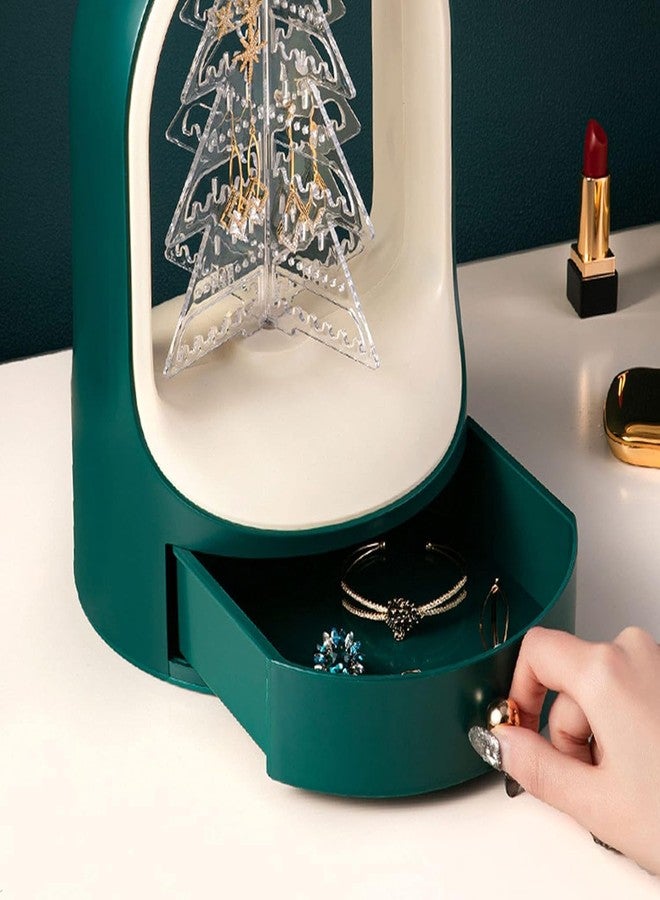 Glaceon Jewellery Stand Chain Holder Jewellery Holder: Necklace Holder - Sturdy Jewellery Storage for Earrings, Bracelets, Watches with 1 Drawers 360 Rotate Jewelry Holder - Image 4