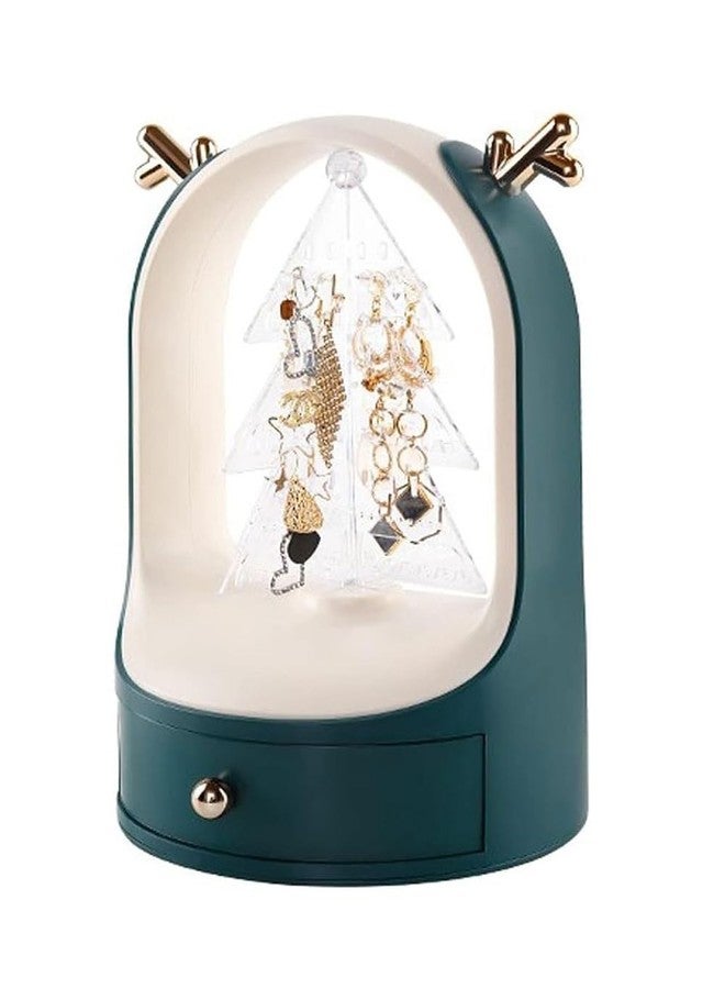 Glaceon Jewellery Stand Chain Holder Jewellery Holder: Necklace Holder - Sturdy Jewellery Storage for Earrings, Bracelets, Watches with 1 Drawers 360 Rotate Jewelry Holder - Image 1