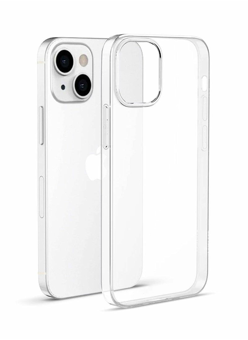 BORTONY - Protective Case for iPhone 14 Crystal Clear Shockproof Yellowing-Resistant Slim Transparent Phone Cover for Apple iPhone 14 (6.1 inch) Clear - Image 1