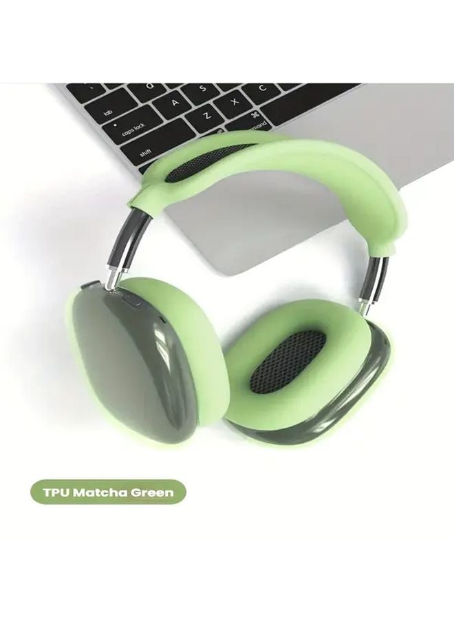 White 3 in 1 AirPods Max Protective Case Set Transparent TPU Cover Anti Scratch - Image 5